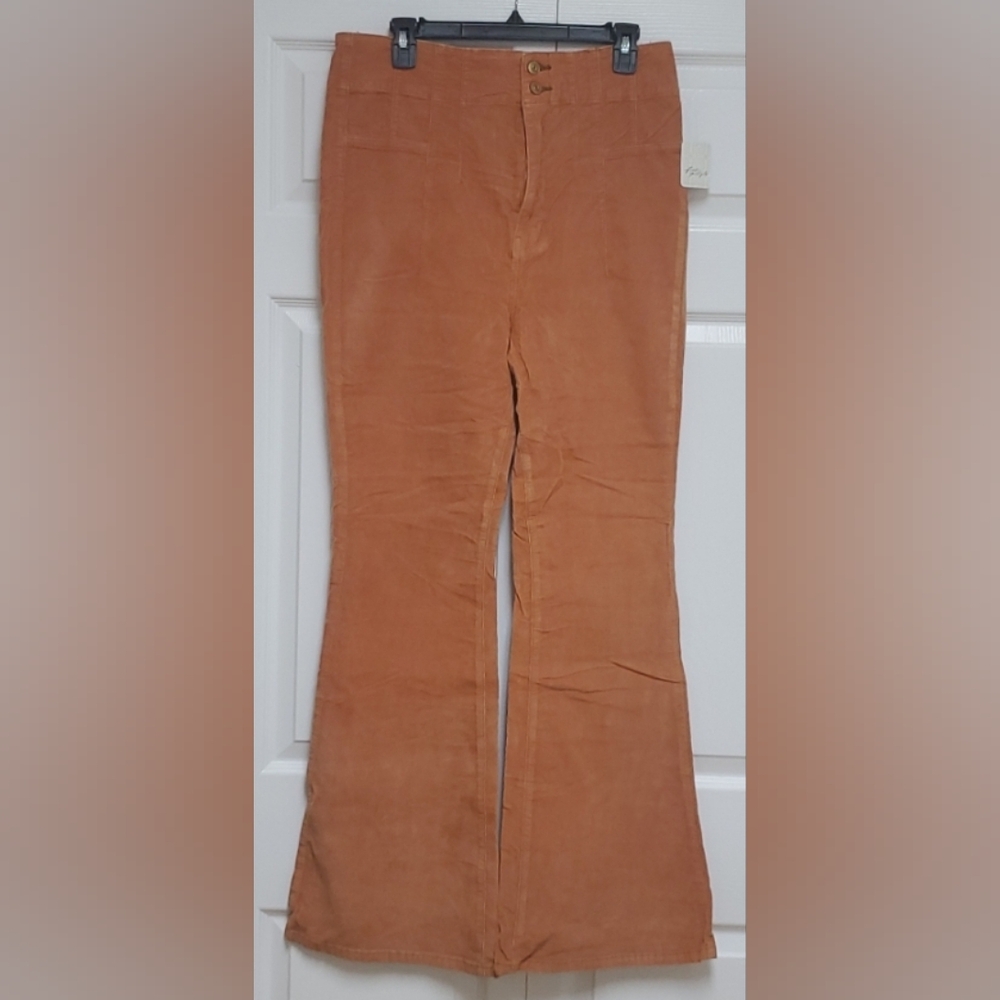 Free People We The Free Jayde Cord Flare/Cognac - Picture 6 of 16